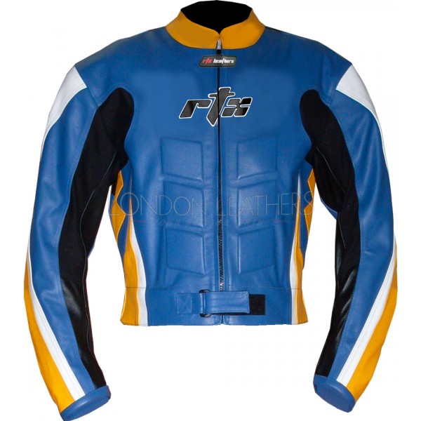 RTX Toseland Edition Orange Leather Biker Jacket